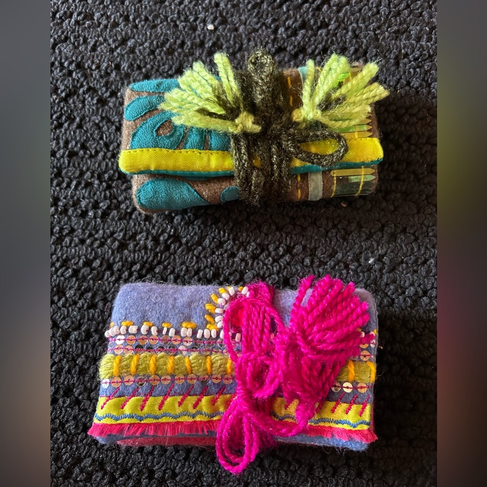 Colorful  Fabric Pouches / Wallets